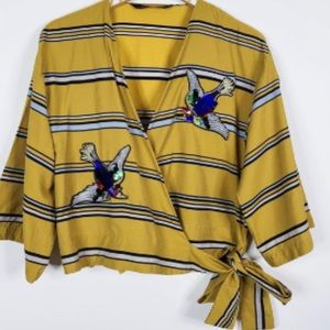 Zara Kimono Wrap Top